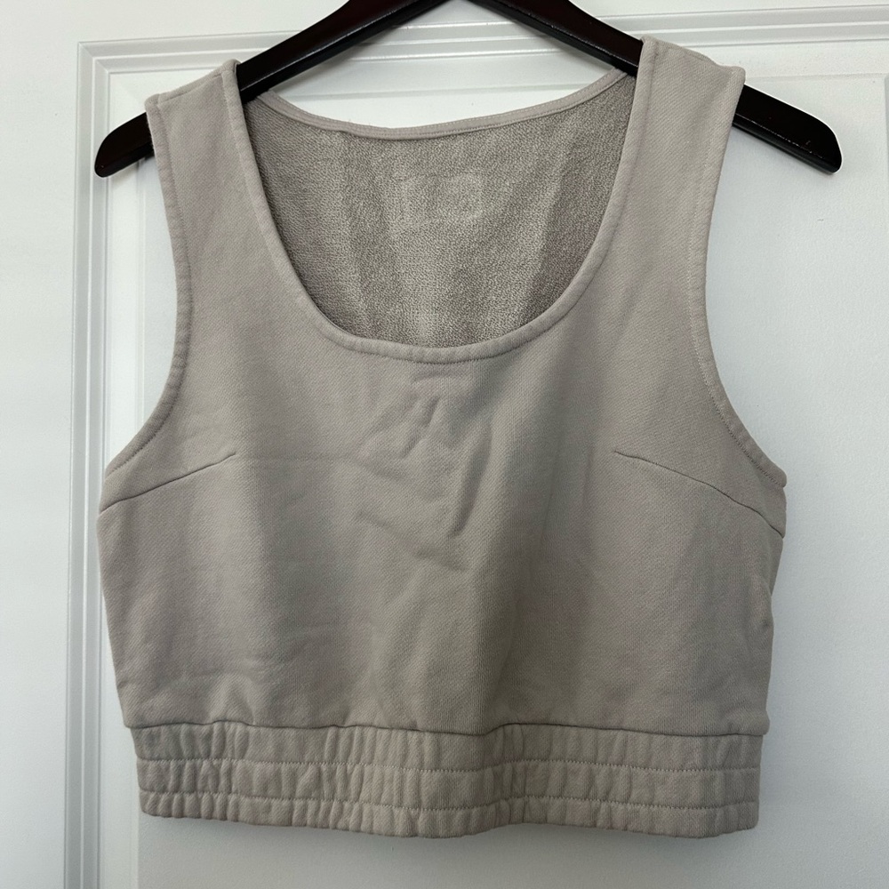 Daily Drills Cream Textured Top